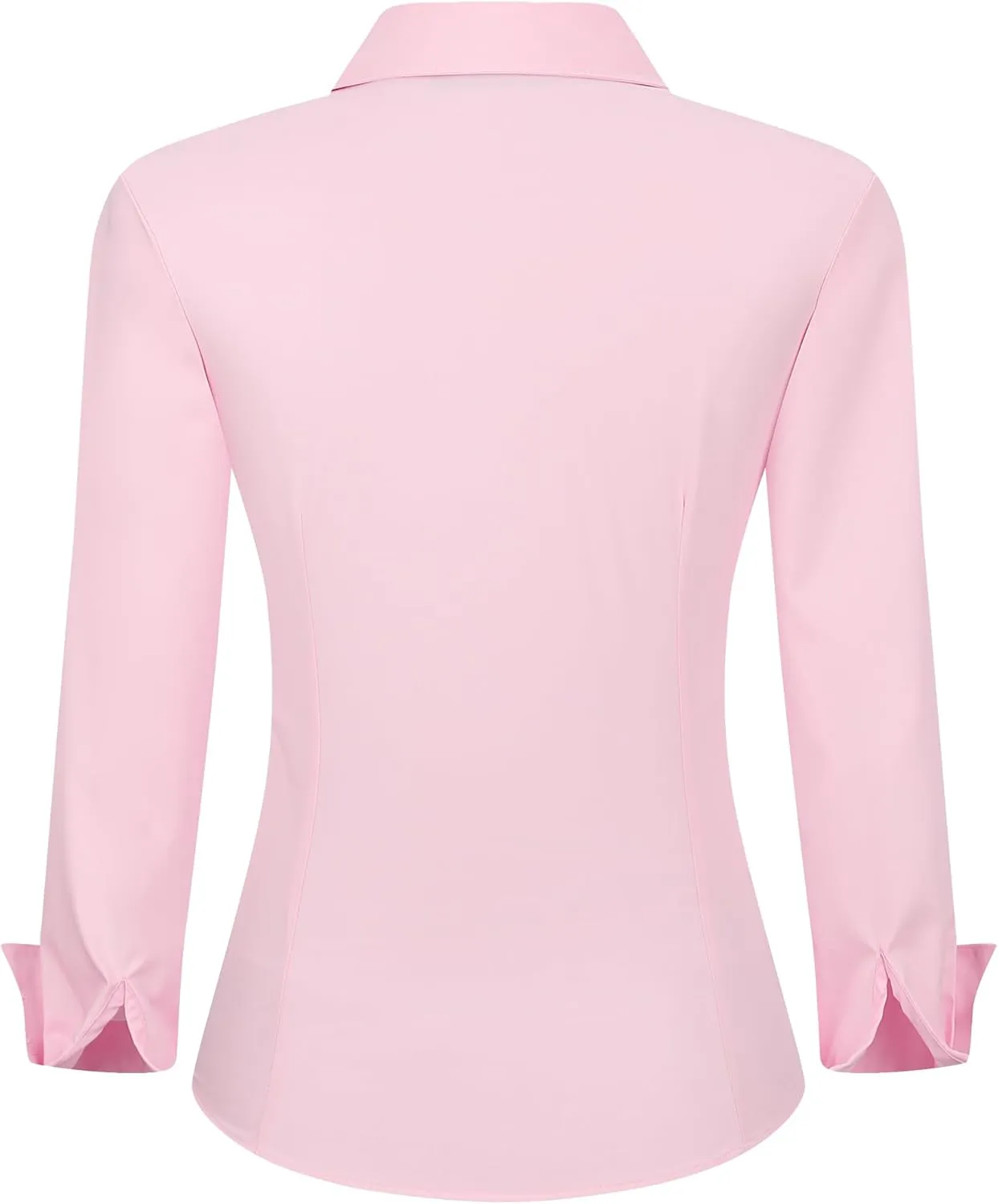 Alex Vando Womens Button Down Shirt Wrinkle Free Casual Long Sleeve Work Blouse Tops
