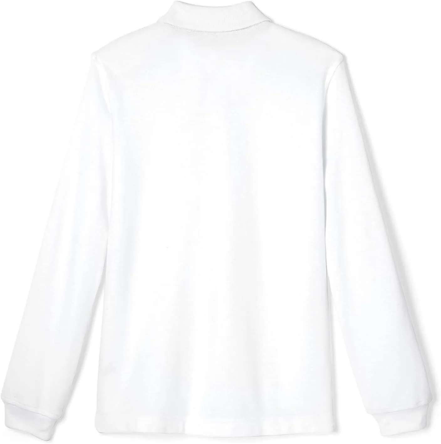 Boys 2T-20 Long Sleeve Pique Polo Uniform Shirt