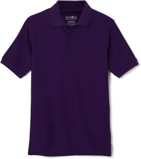 Boys 2T-20 Short Sleeve Pique Polo Uniform Shirt