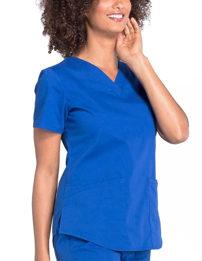 Cherokee Workwear Professionals V-neck Solid Top