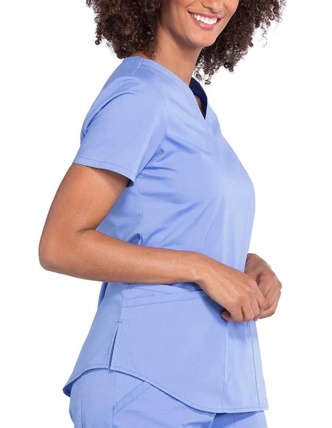 Cherokee Workwear Professionals V-neck Solid Top