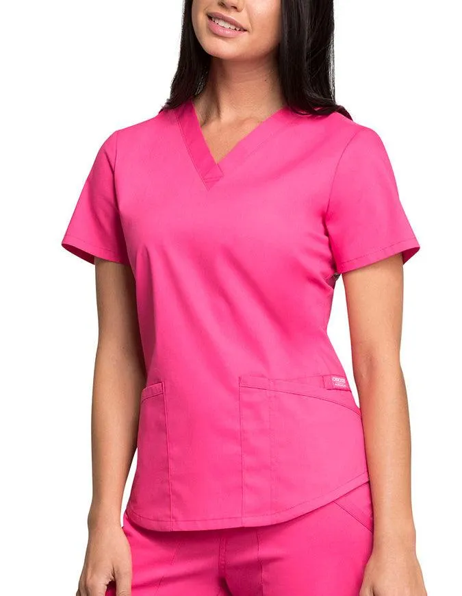 Cherokee Workwear Professionals V-neck Solid Top