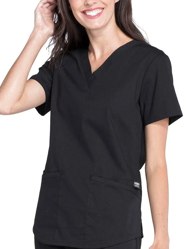 Cherokee Workwear Professionals V-neck Solid Top