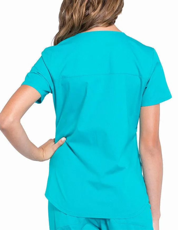 Cherokee Workwear Professionals V-neck Solid Top