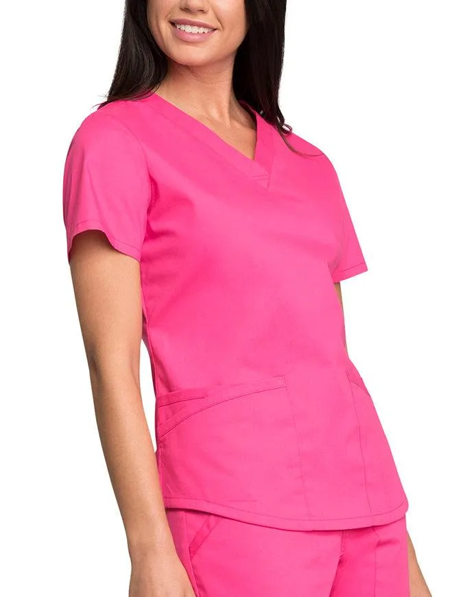 Cherokee Workwear Professionals V-neck Solid Top