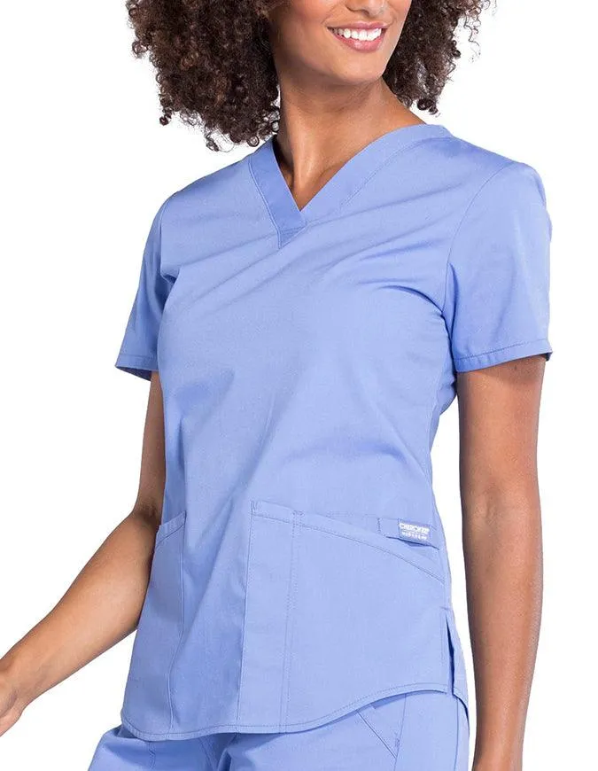 Cherokee Workwear Professionals V-neck Solid Top