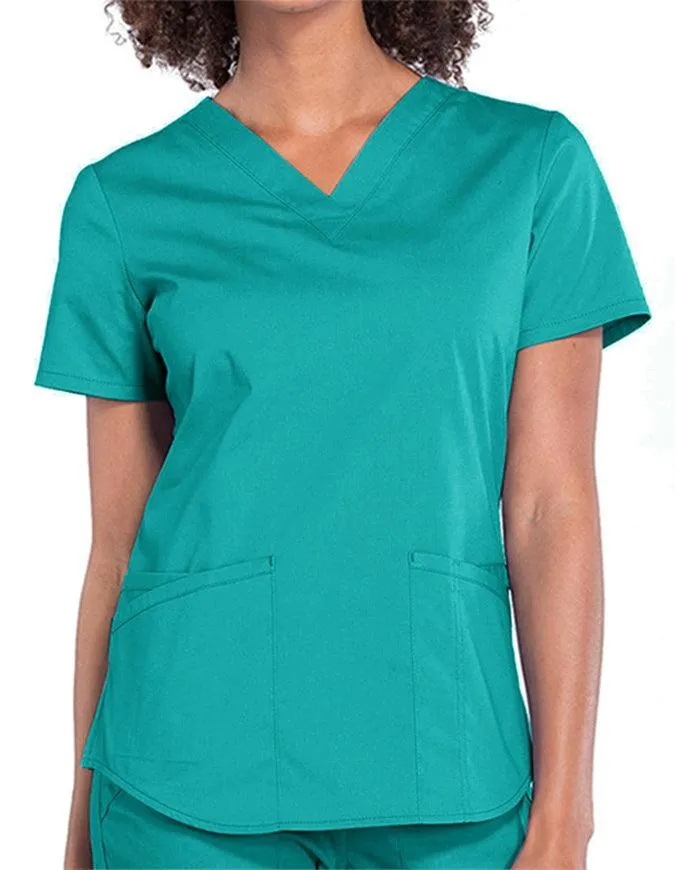 Cherokee Workwear Professionals V-neck Solid Top