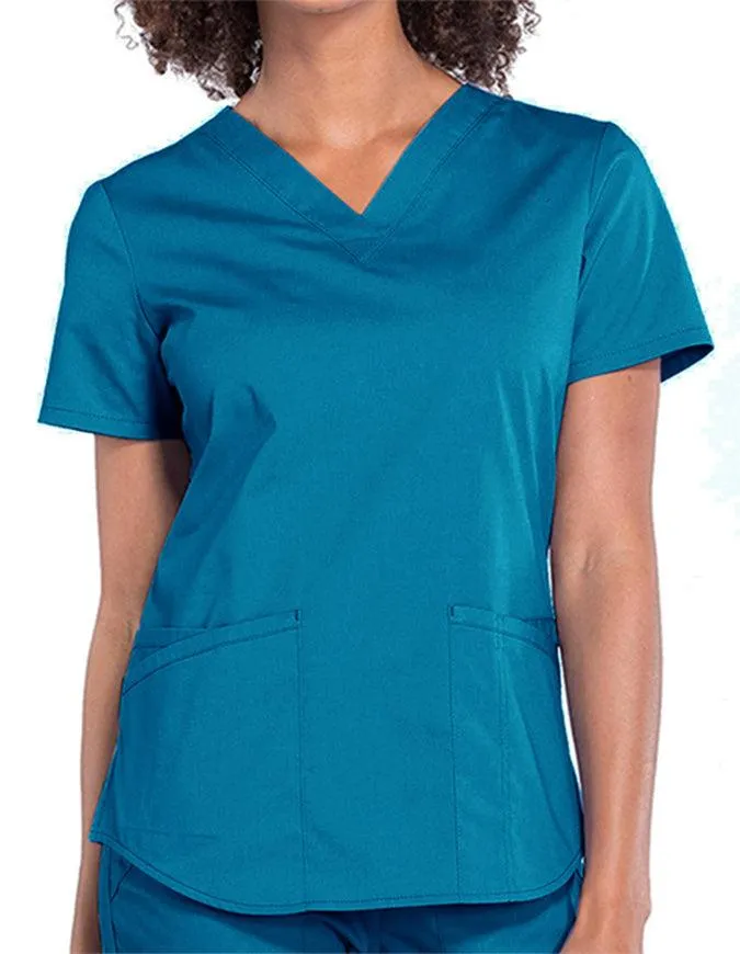 Cherokee Workwear Professionals V-neck Solid Top