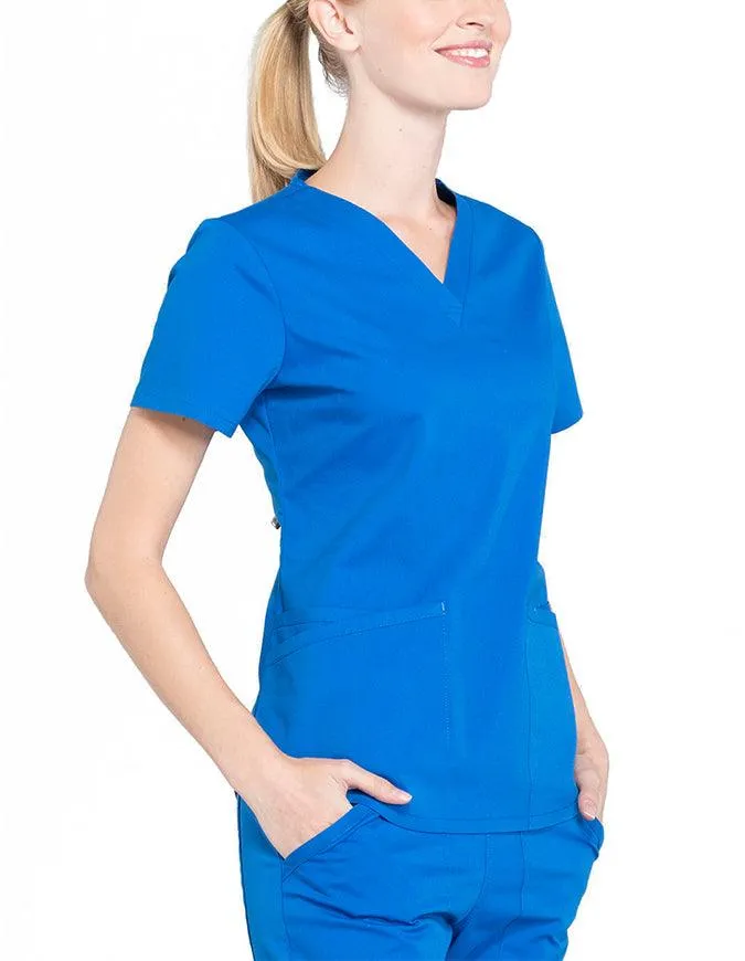 Cherokee Workwear Professionals V-neck Solid Top