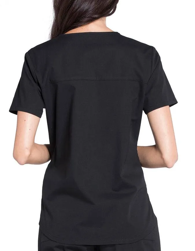 Cherokee Workwear Professionals V-neck Solid Top