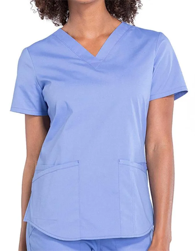 Cherokee Workwear Professionals V-neck Solid Top