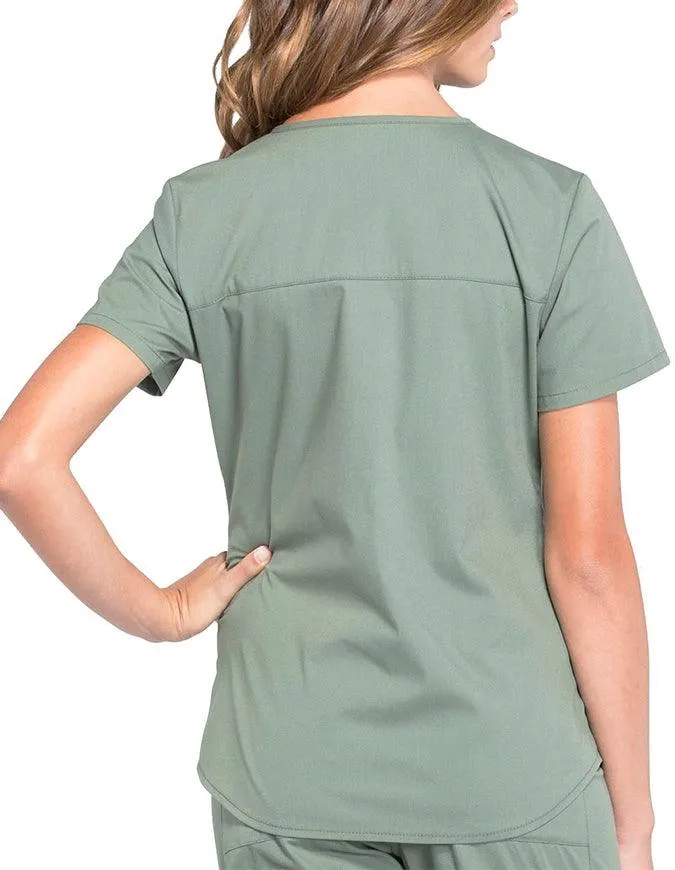 Cherokee Workwear Professionals V-neck Solid Top