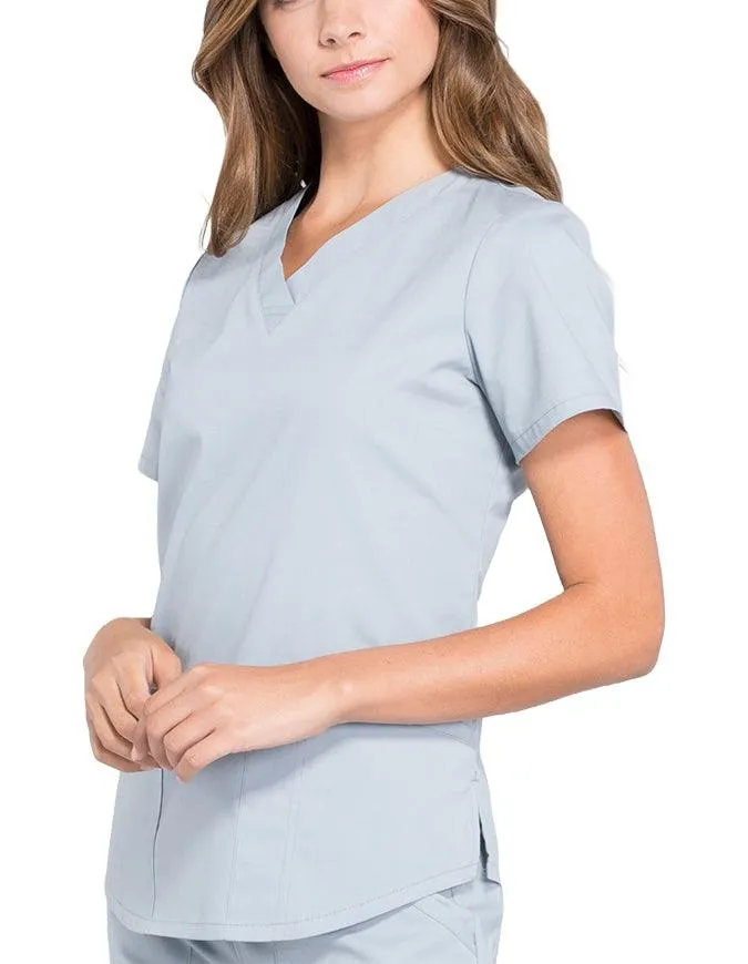 Cherokee Workwear Professionals V-neck Solid Top