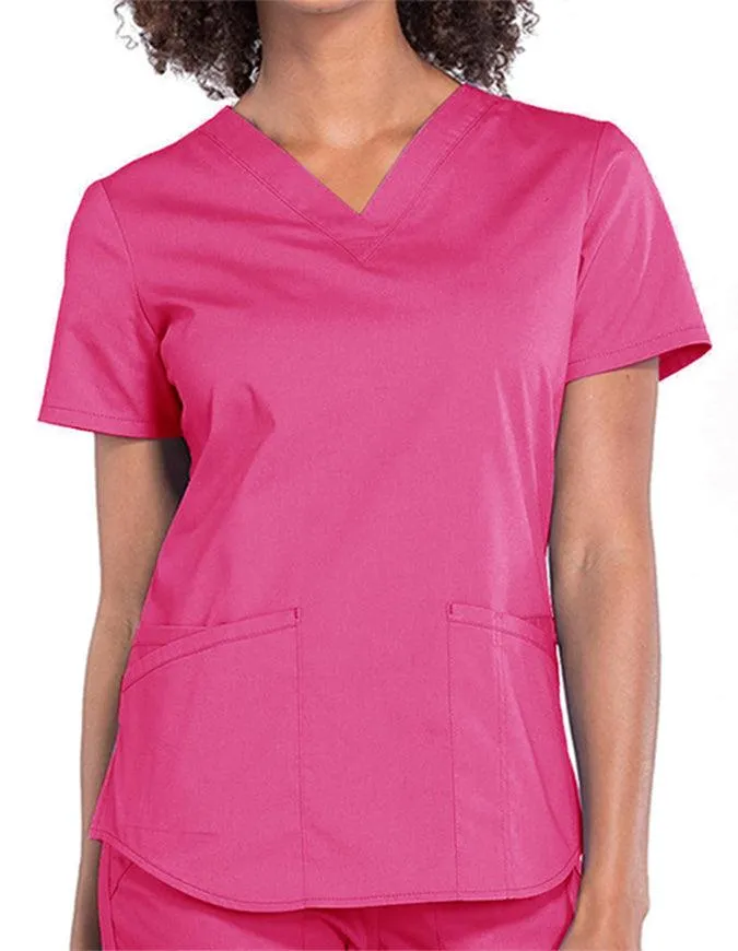 Cherokee Workwear Professionals V-neck Solid Top