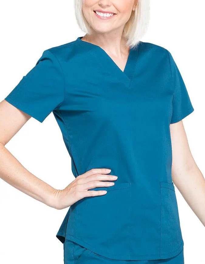 Cherokee Workwear Professionals V-neck Solid Top