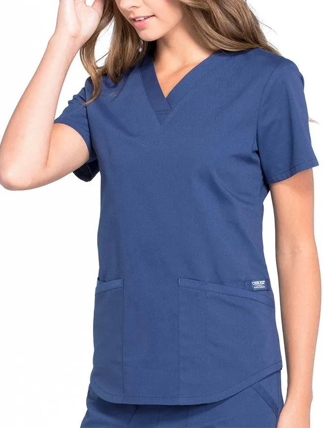 Cherokee Workwear Professionals V-neck Solid Top