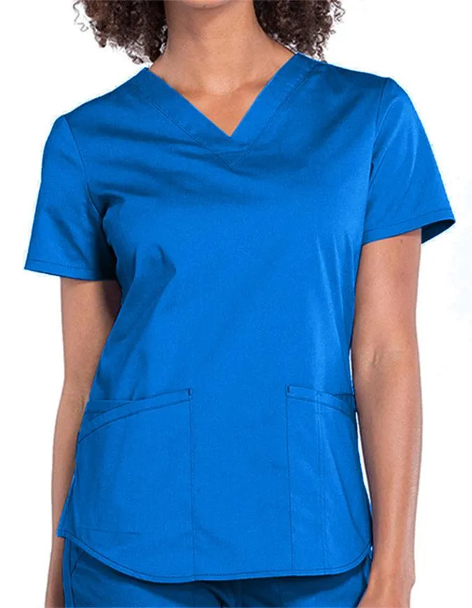 Cherokee Workwear Professionals V-neck Solid Top