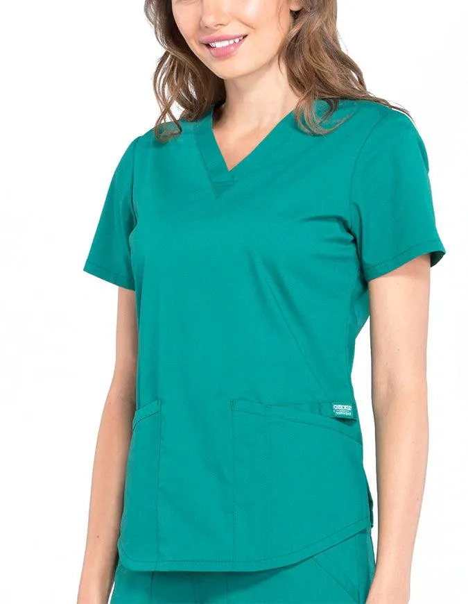 Cherokee Workwear Professionals V-neck Solid Top