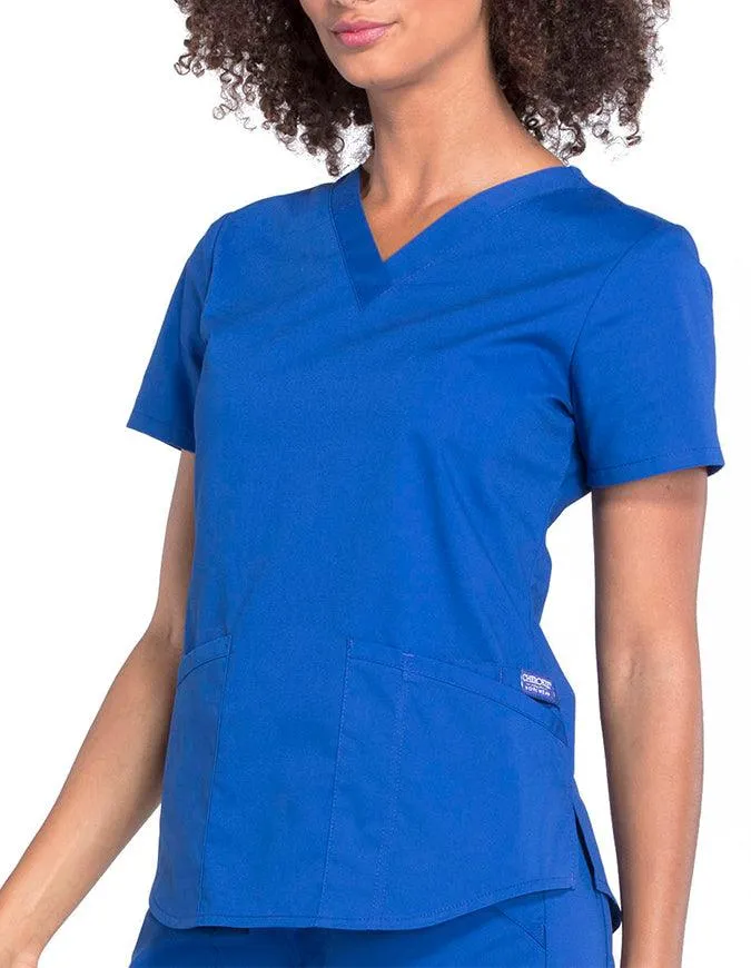 Cherokee Workwear Professionals V-neck Solid Top