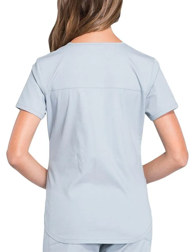 Cherokee Workwear Professionals V-neck Solid Top