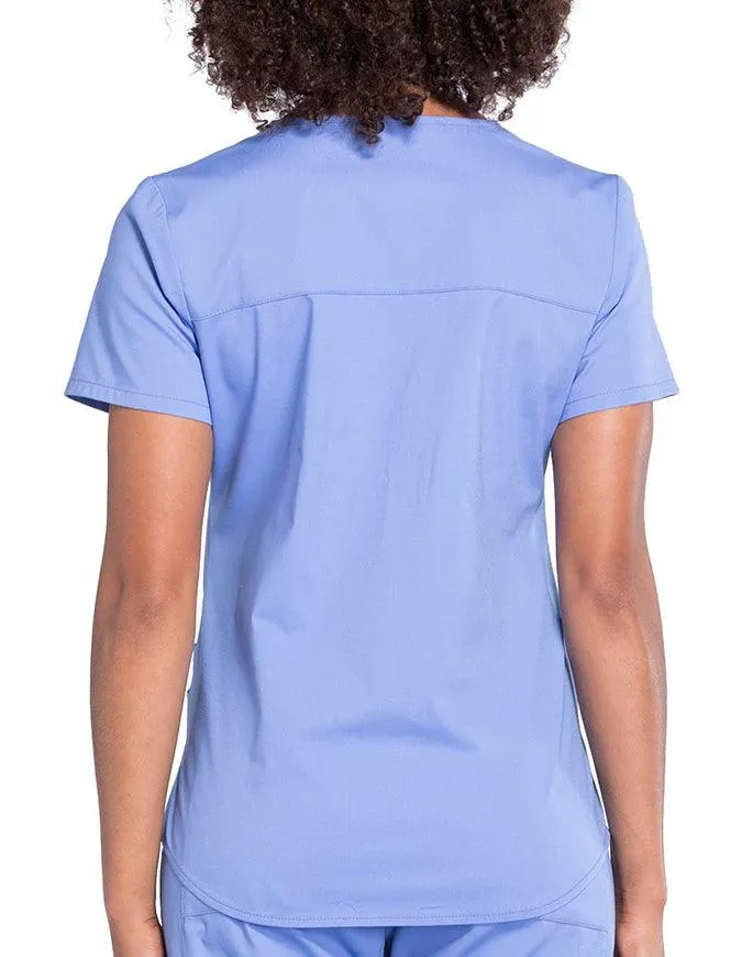 Cherokee Workwear Professionals V-neck Solid Top