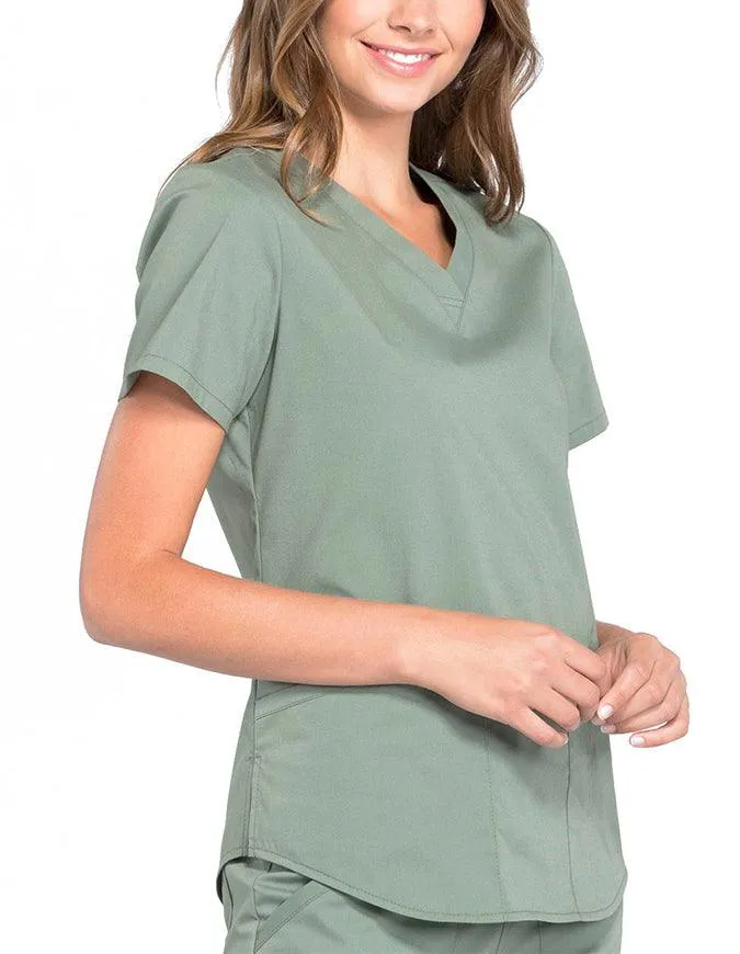 Cherokee Workwear Professionals V-neck Solid Top