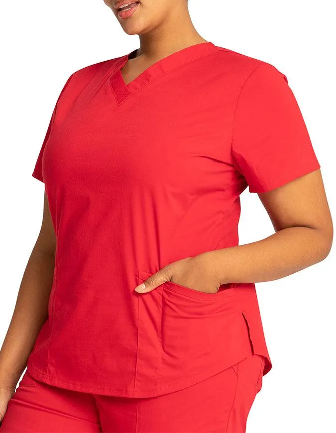 Cherokee Workwear Professionals V-neck Solid Top