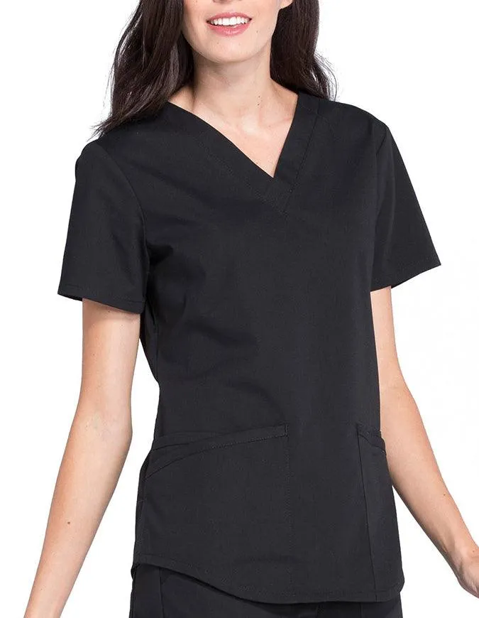 Cherokee Workwear Professionals V-neck Solid Top