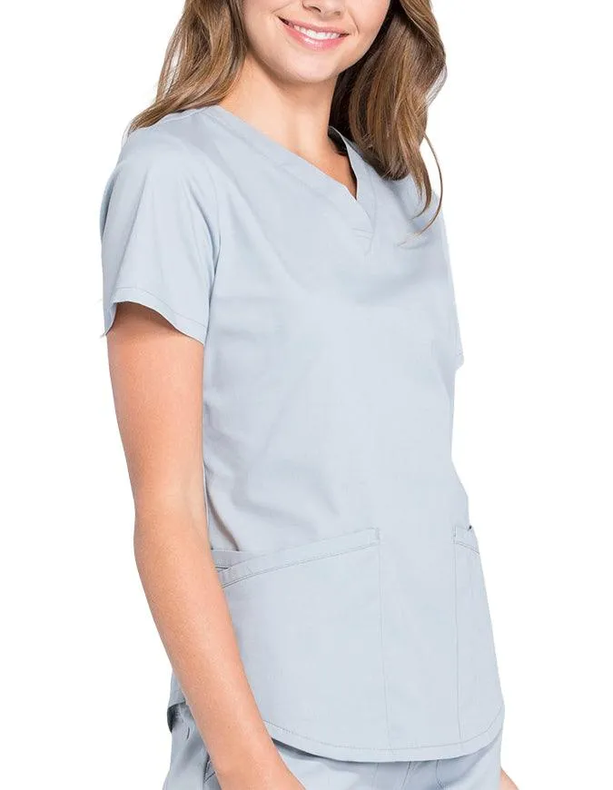 Cherokee Workwear Professionals V-neck Solid Top