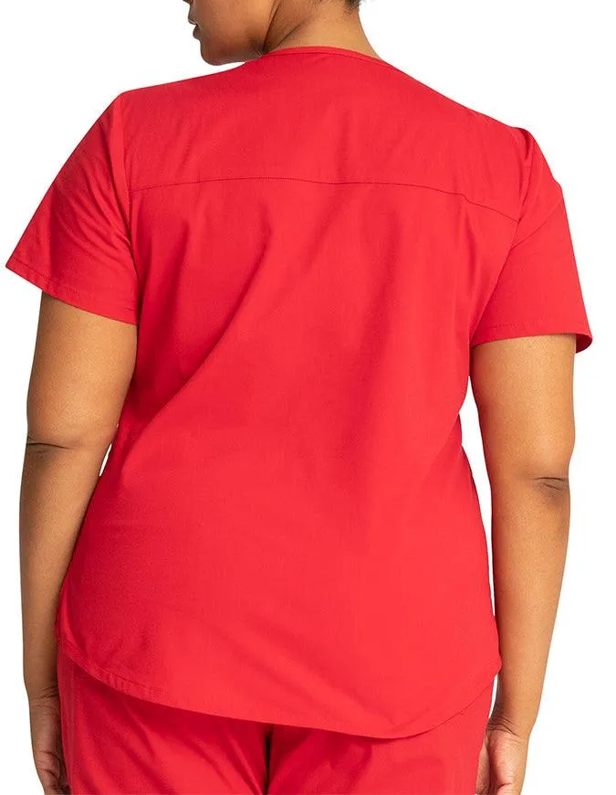 Cherokee Workwear Professionals V-neck Solid Top