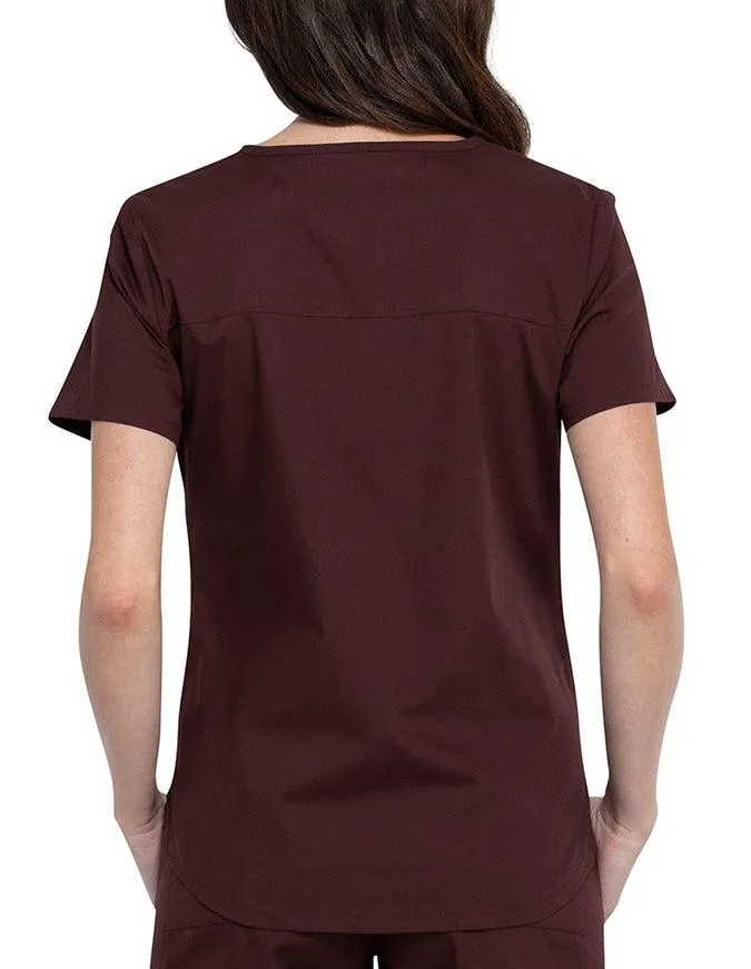 Cherokee Workwear Professionals V-neck Solid Top
