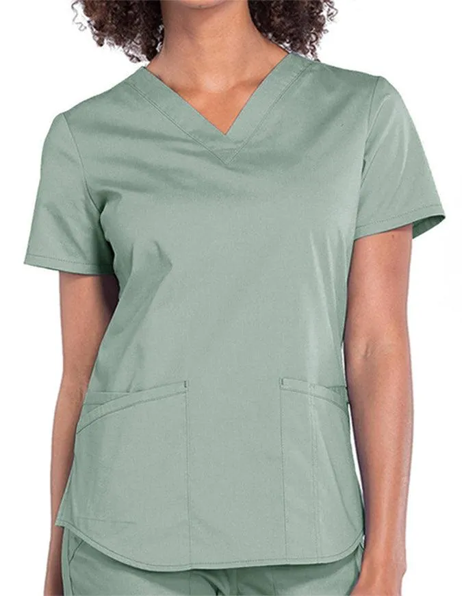 Cherokee Workwear Professionals V-neck Solid Top