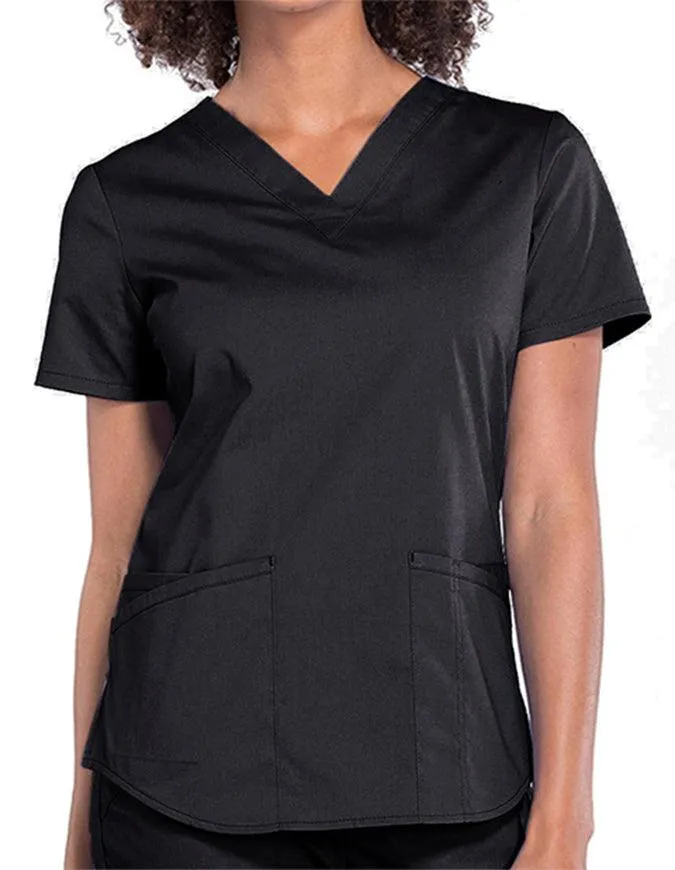 Cherokee Workwear Professionals V-neck Solid Top