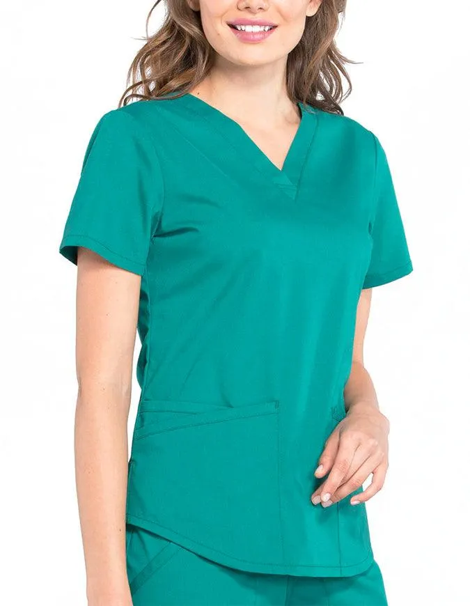 Cherokee Workwear Professionals V-neck Solid Top