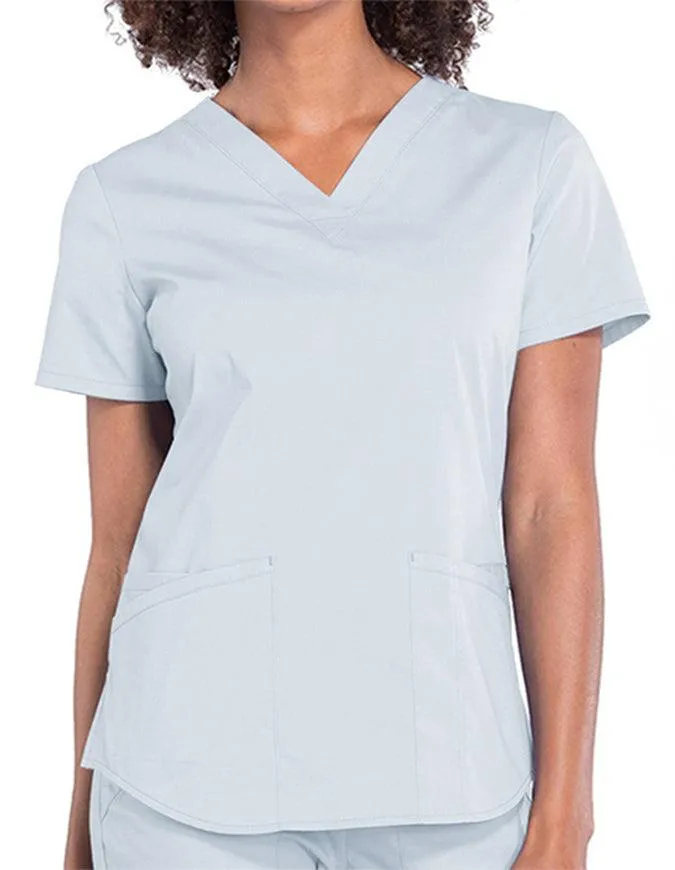 Cherokee Workwear Professionals V-neck Solid Top