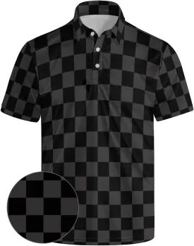 Funny Mens Golf Polo Shirts,Moisture Wicking Golf Shirts for Men Collared Short Sleeve Polo Shirts Golf Gifts