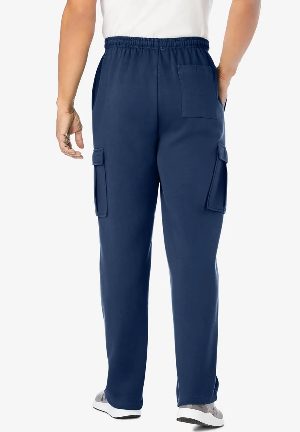 KingSize Men's Big & Tall Fleece Cargo Sweatpants