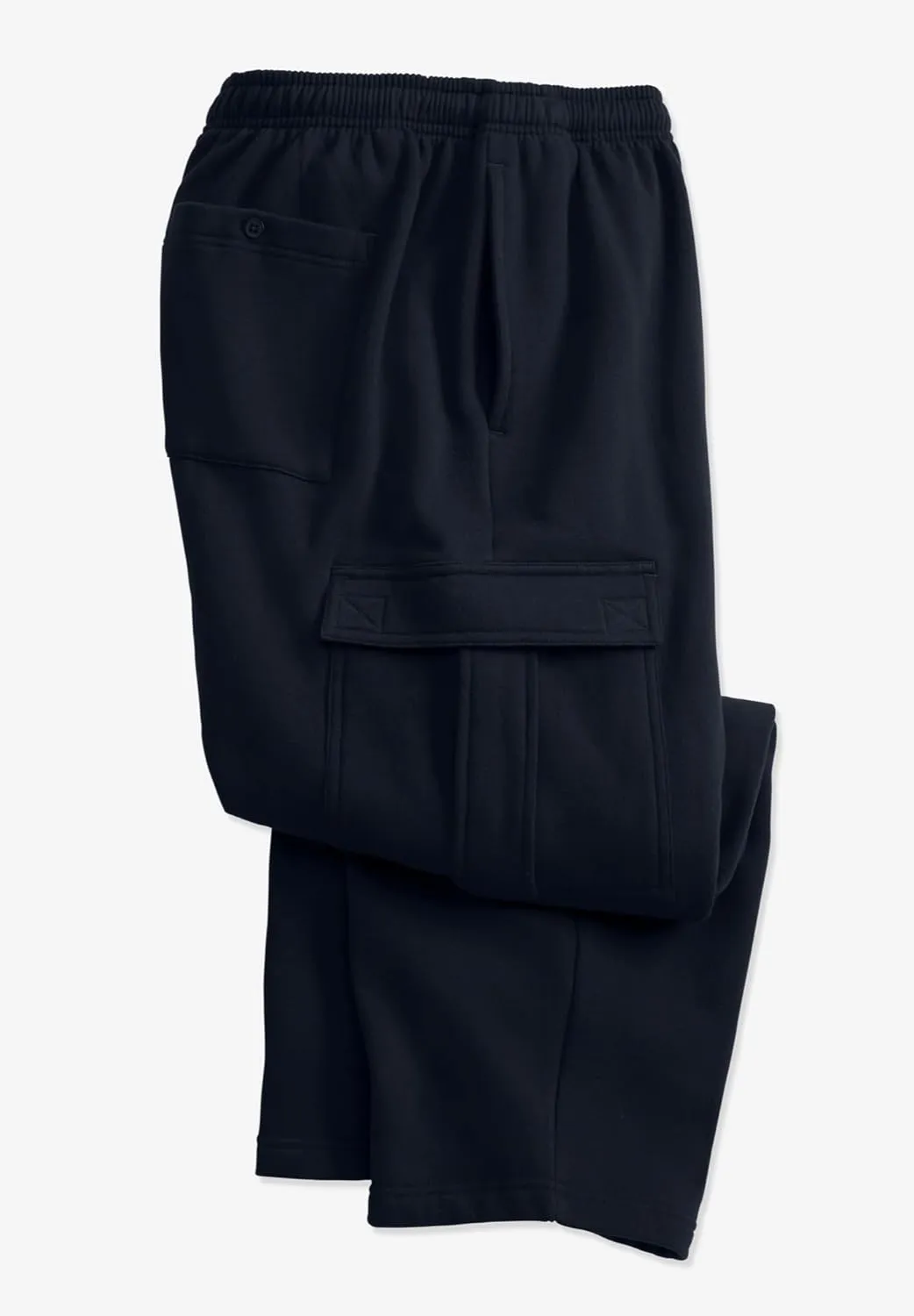 KingSize Men's Big & Tall Fleece Cargo Sweatpants