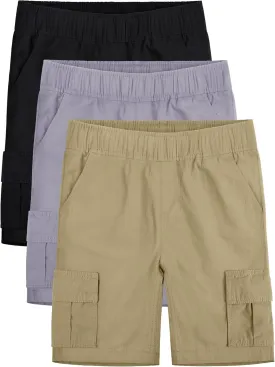 OHD 3 Pack School Uniform Shorts for Boys - Summer Jogger Clothes