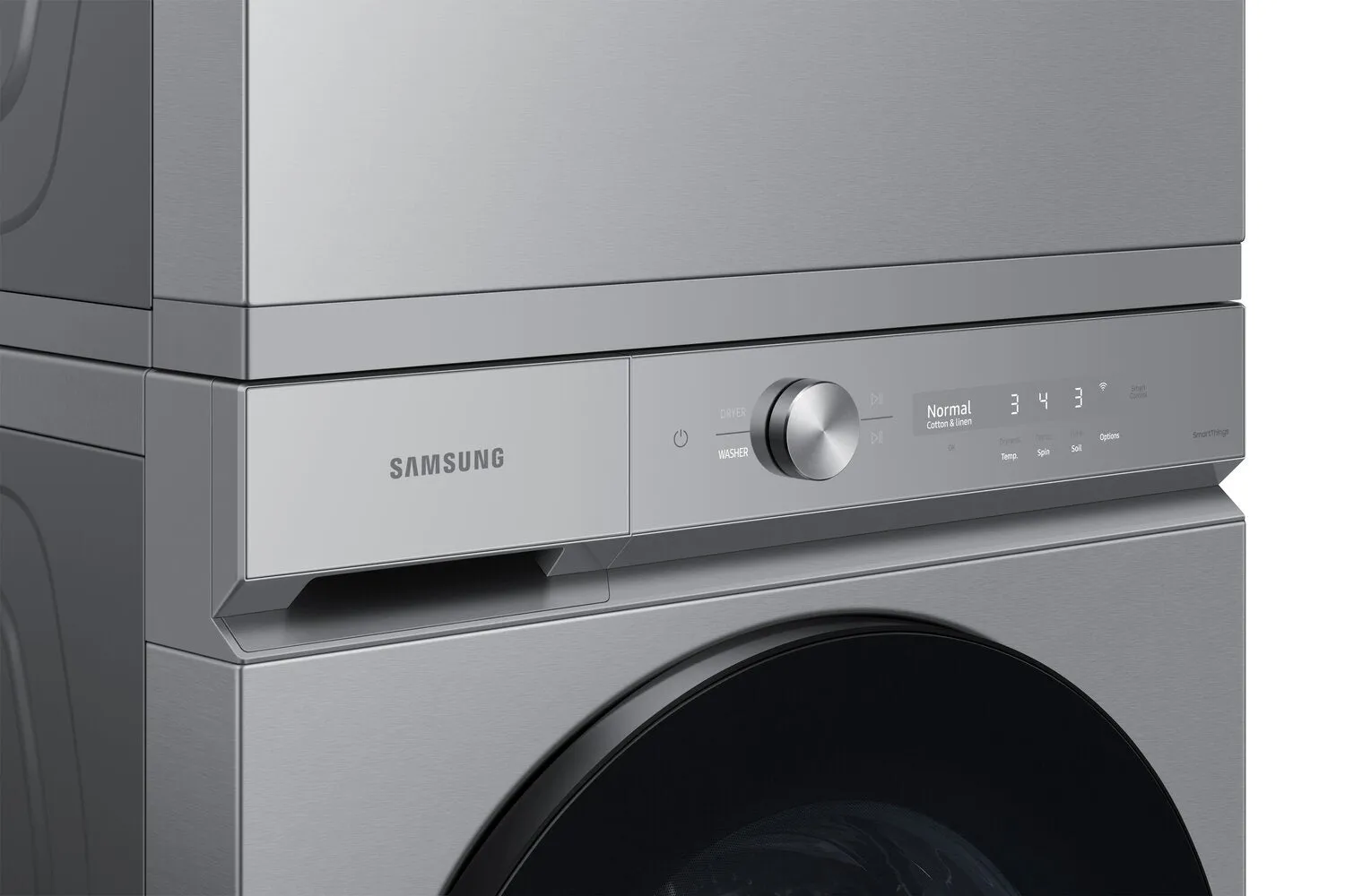Samsung Bespoke 6.1 Cu. Ft. Front-Load Washer and 7.6 Cu. Ft. Electric Dryer - WF53BB8700ATUS /DVE53BB8700TAC