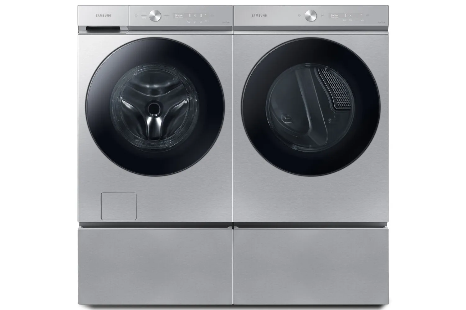 Samsung Bespoke 6.1 Cu. Ft. Front-Load Washer and 7.6 Cu. Ft. Electric Dryer - WF53BB8700ATUS /DVE53BB8700TAC