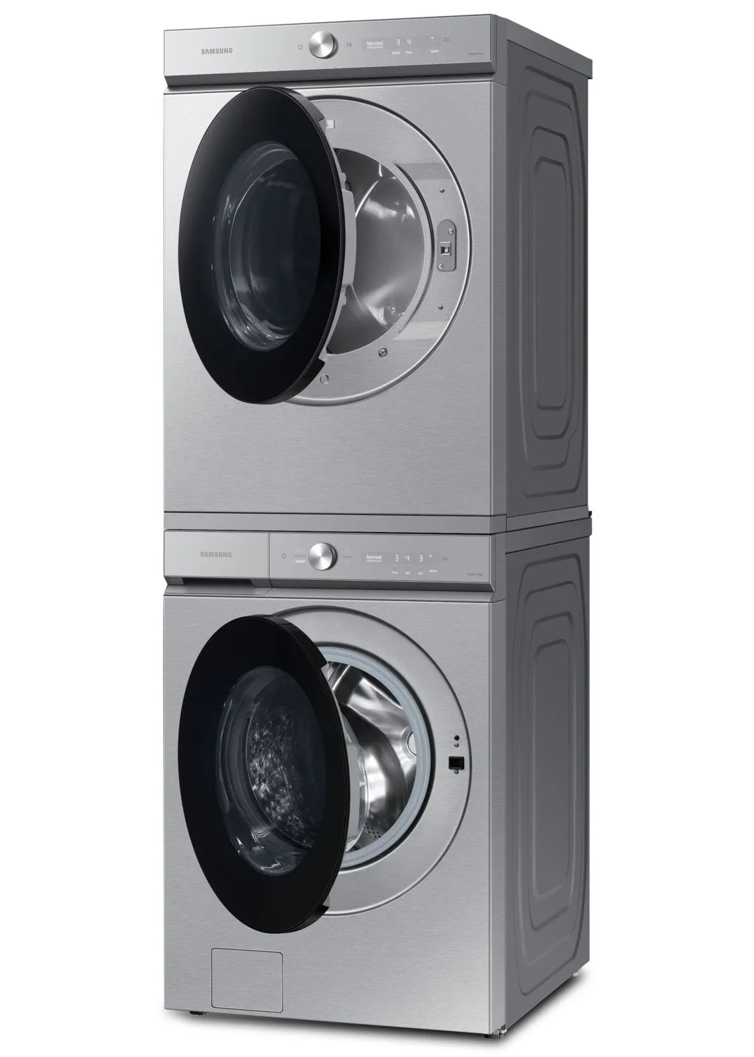 Samsung Bespoke 6.1 Cu. Ft. Front-Load Washer and 7.6 Cu. Ft. Electric Dryer - WF53BB8700ATUS /DVE53BB8700TAC