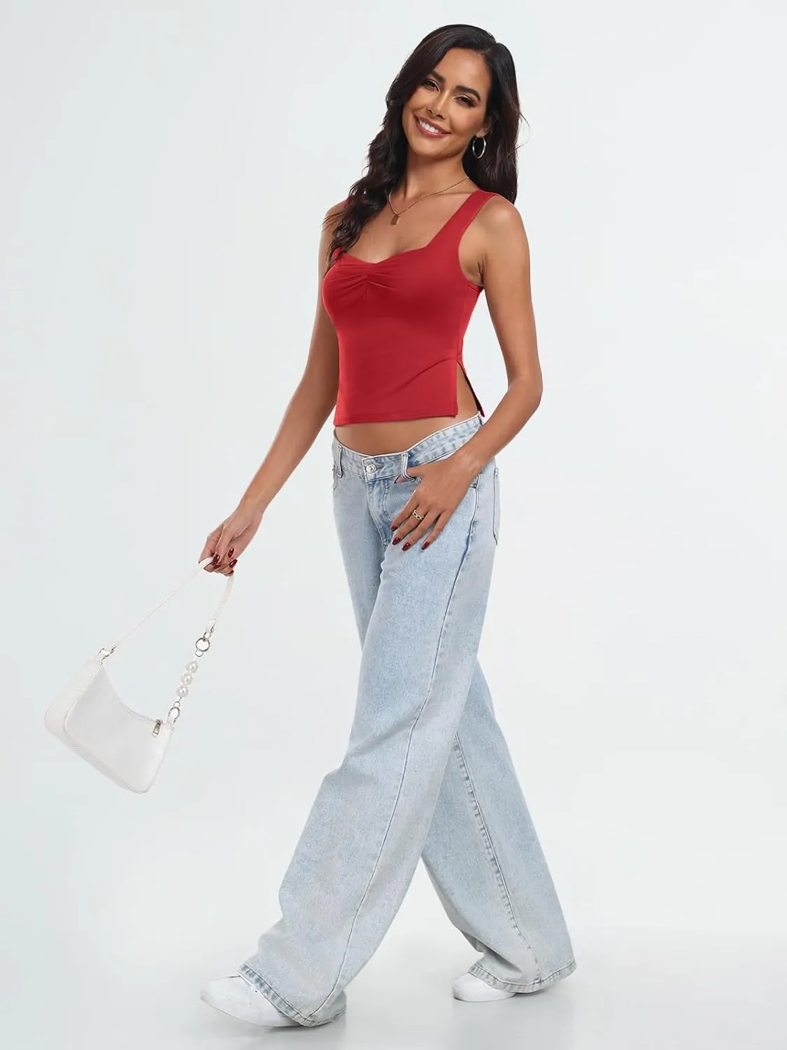 Trendy Queen Womens Going Out Crop Tops Backless Tank Tops Summer Y2k Teen Girls Basics Cute Clothes